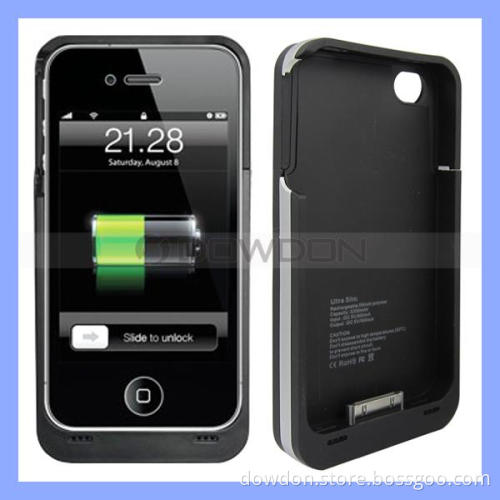 High Quality External Battery Charger Case for iPhone 4 4s Backup Battery 3200mAh